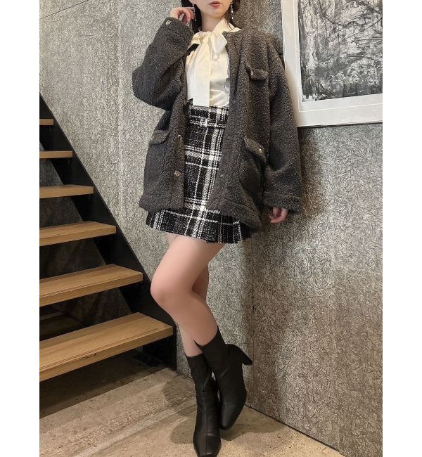 dazzlin「バリエコンパクトミニスカート」|スカート|