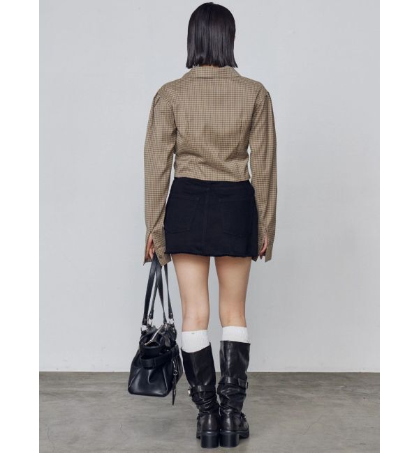 EMODA「ボックスミニスカート」|スカート|