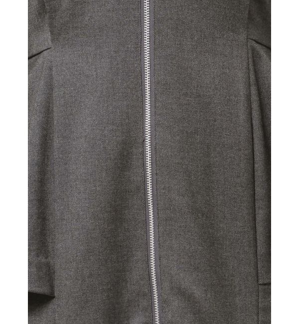 MURUA「フロントZIPペプラムジャンパースカート」|ジャンパースカート|