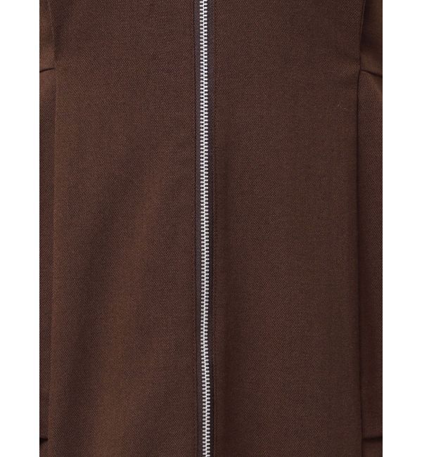 MURUA「フロントZIPペプラムジャンパースカート」|ジャンパースカート|