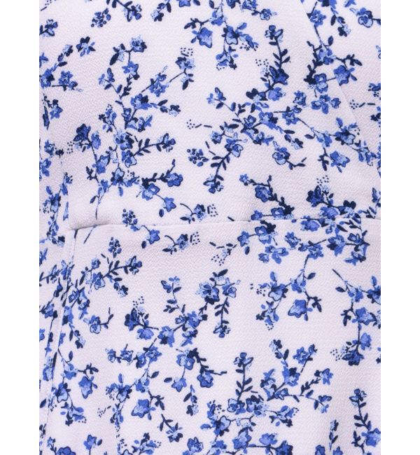 LAGUNAMOON「フラワープリントカシュクールワンピース」|ワンピース|