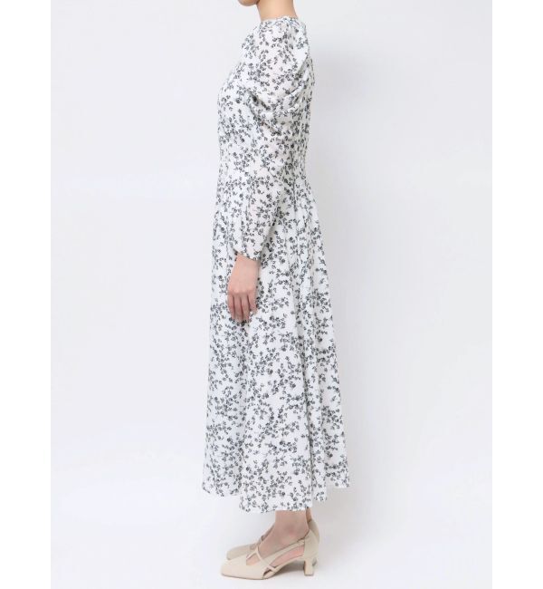 LAGUNAMOON「フラワープリントカシュクールワンピース」|ワンピース|