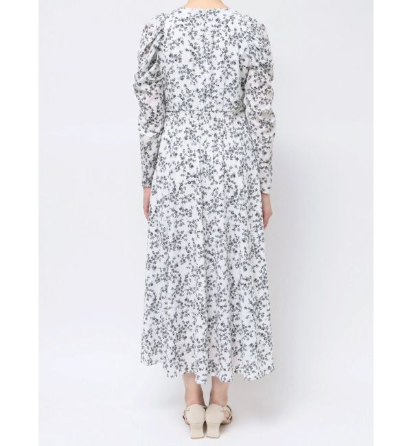 LAGUNAMOON「フラワープリントカシュクールワンピース」|ワンピース|