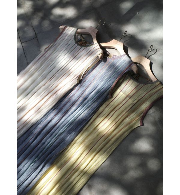 LAGUNAMOON「【WEB限定】ラメレインボーニットワンピース」|ワンピース|