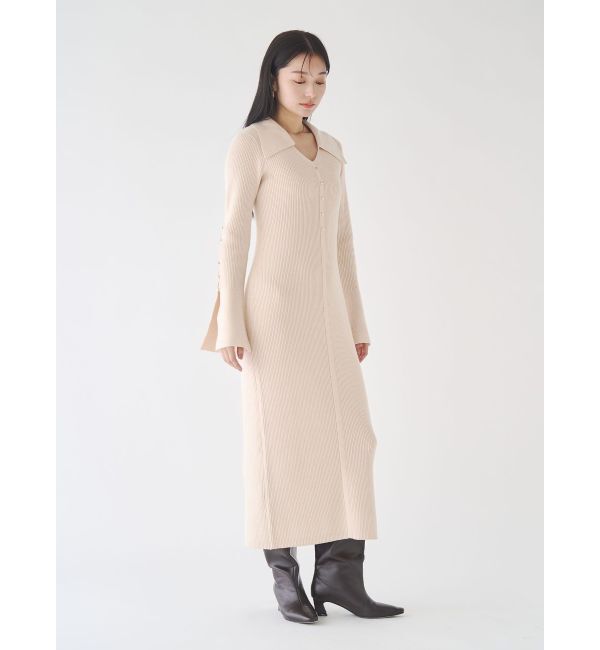 LAGUNAMOON「ビックカラーメタルボタンワンピース」|ワンピース|