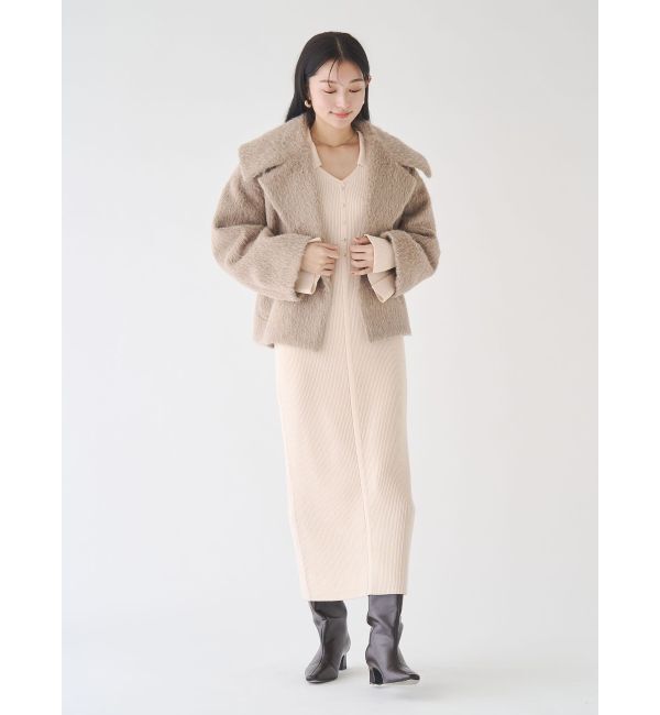 LAGUNAMOON「ビックカラーメタルボタンワンピース」|ワンピース|