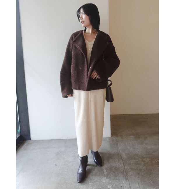 LAGUNAMOON「ビックカラーメタルボタンワンピース」|ワンピース|