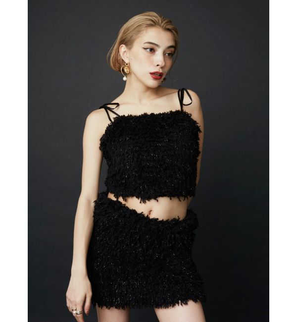 EVRIS「フェザーミニスカート【セットアップ着用可能】」|スカート|