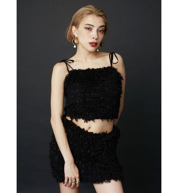 EVRIS「フェザーミニスカート【セットアップ着用可能】」|スカート|