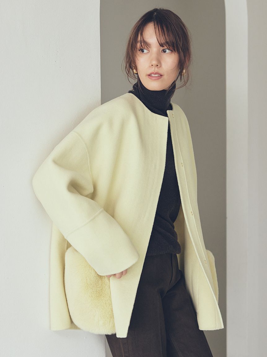 Mila Owen「ウール100％ベーシックタートルネックニット」|ニット・セーター|