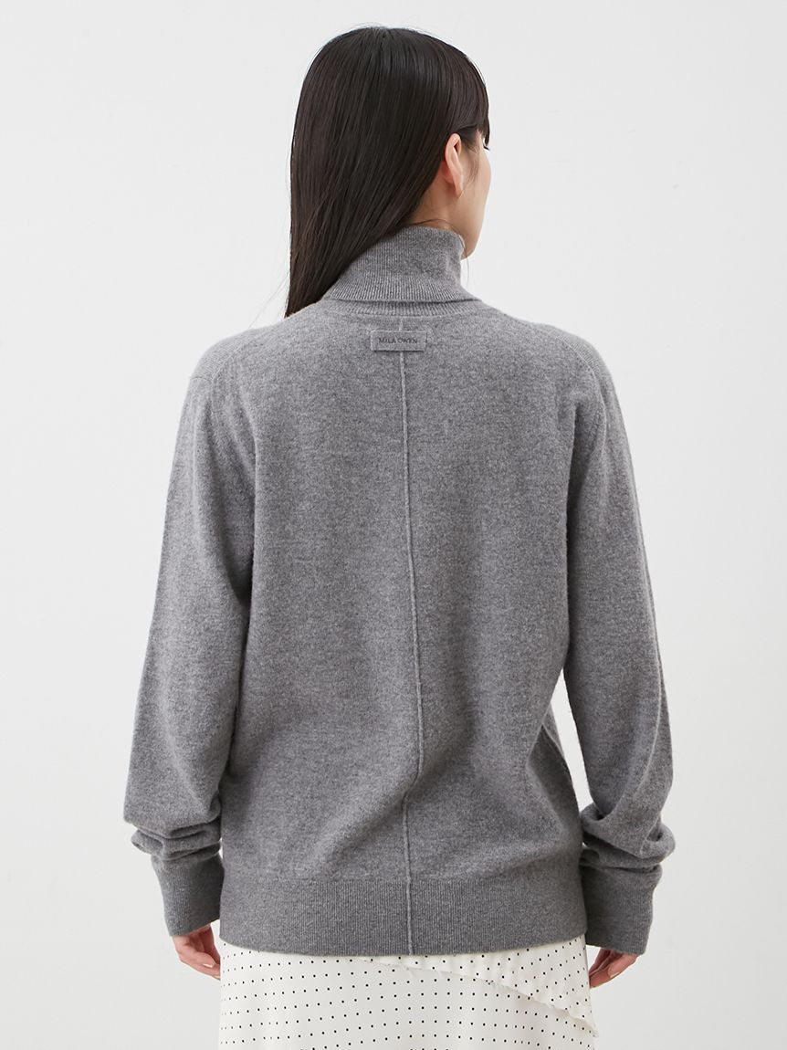 Mila Owen「ウール100％ベーシックタートルネックニット」|ニット・セーター|