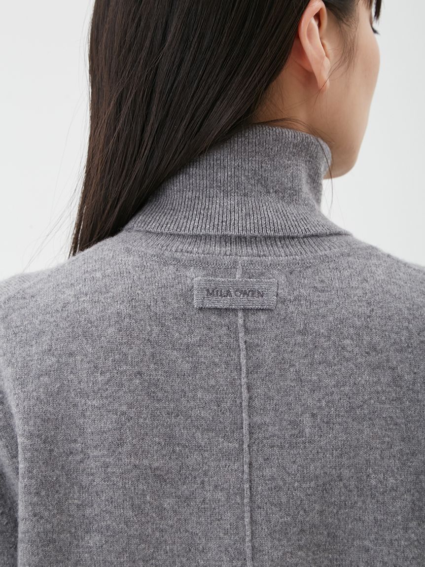 Mila Owen「ウール100％ベーシックタートルネックニット」|ニット・セーター|