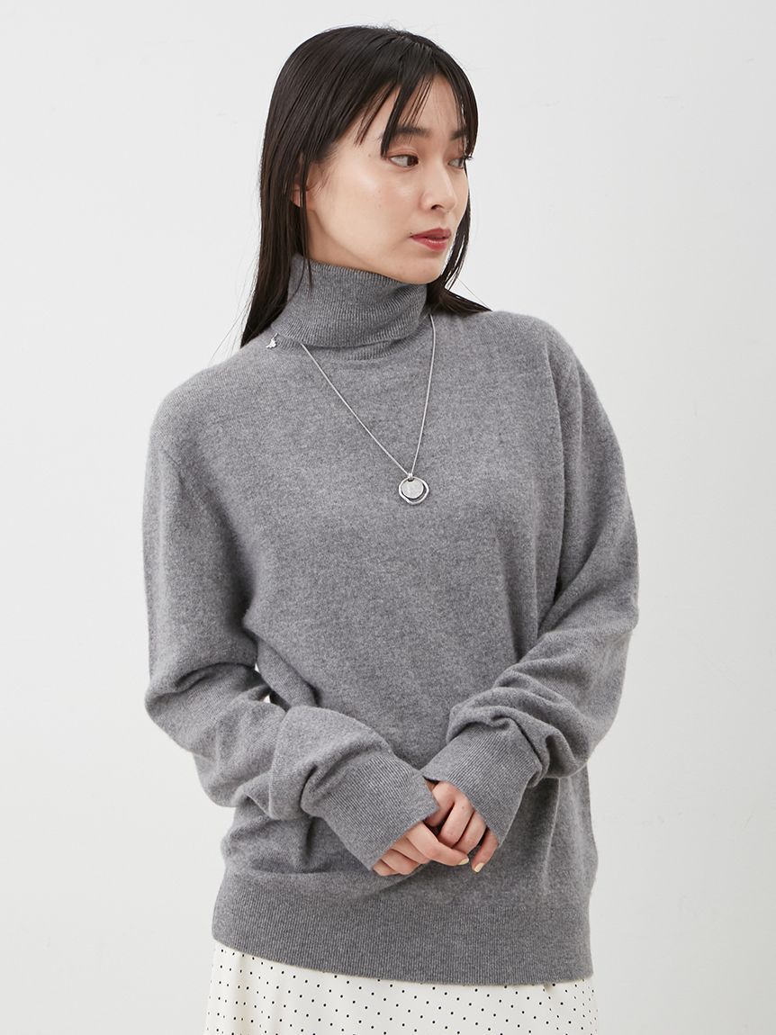 Mila Owen「ウール100％ベーシックタートルネックニット」|ニット・セーター|