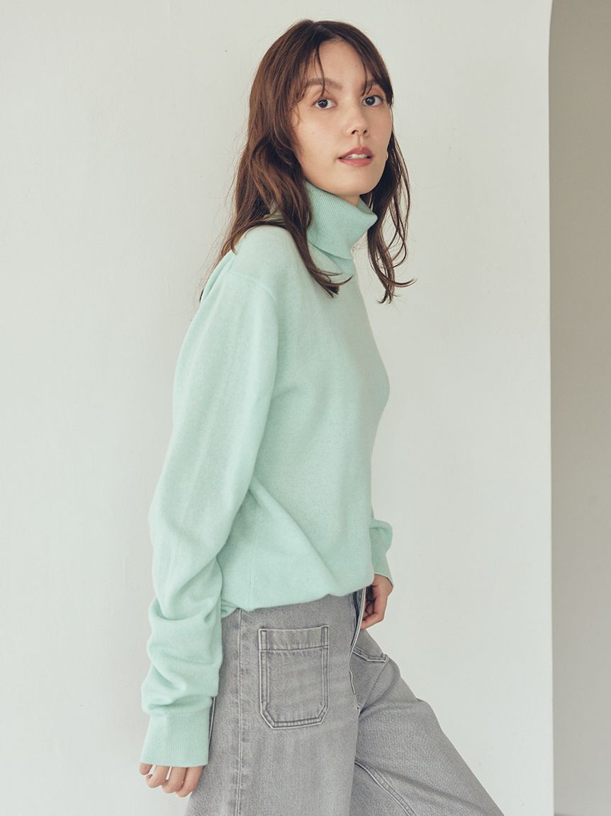 Mila Owen「ウール100％ベーシックタートルネックニット」|ニット・セーター|