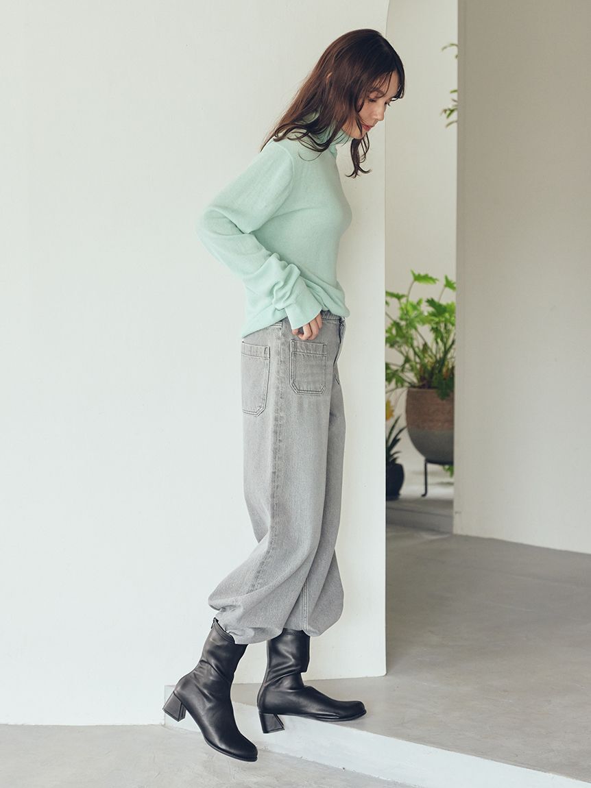 Mila Owen「ウール100％ベーシックタートルネックニット」|ニット・セーター|