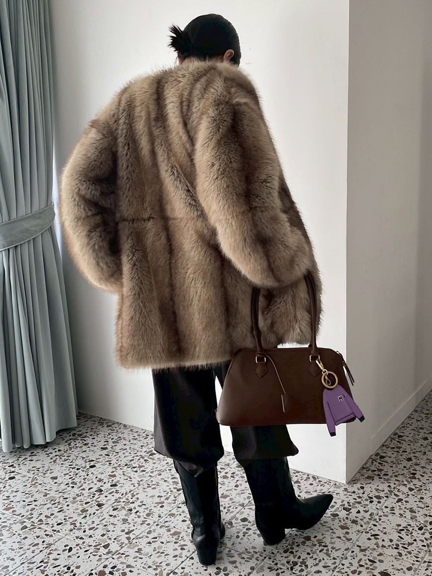 Mila Owen「ウエストゴムヘリンボーンイージーパンツ」|チノ|