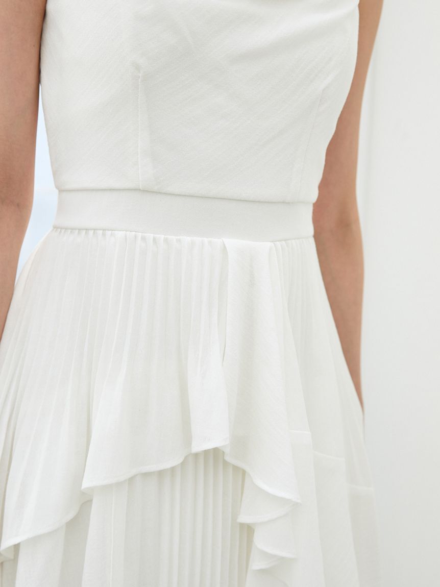 SNIDEL「アシメントリーティアードキャミワンピース」|ワンピース|