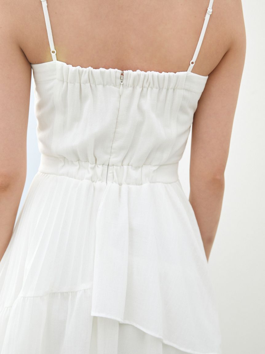 SNIDEL「アシメントリーティアードキャミワンピース」|ワンピース|