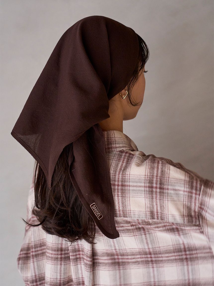 SNIDEL「ニットスカーフ」|バンダナ・スカーフ|