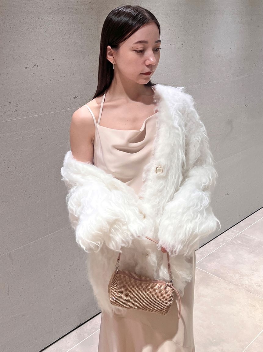 SNIDEL「サテンマーメイドキャミワンピース」|ワンピース|