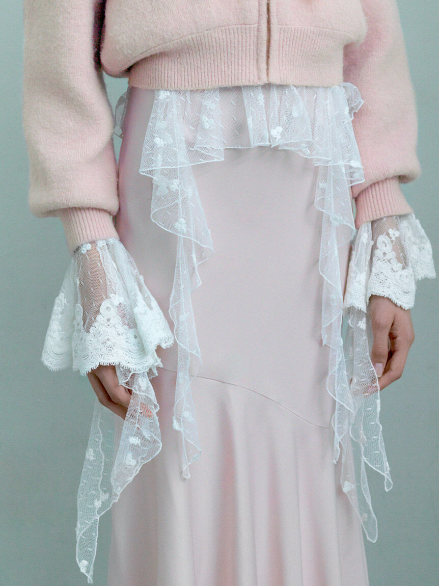 SNIDEL「サテンマーメイドキャミワンピース」|ワンピース|