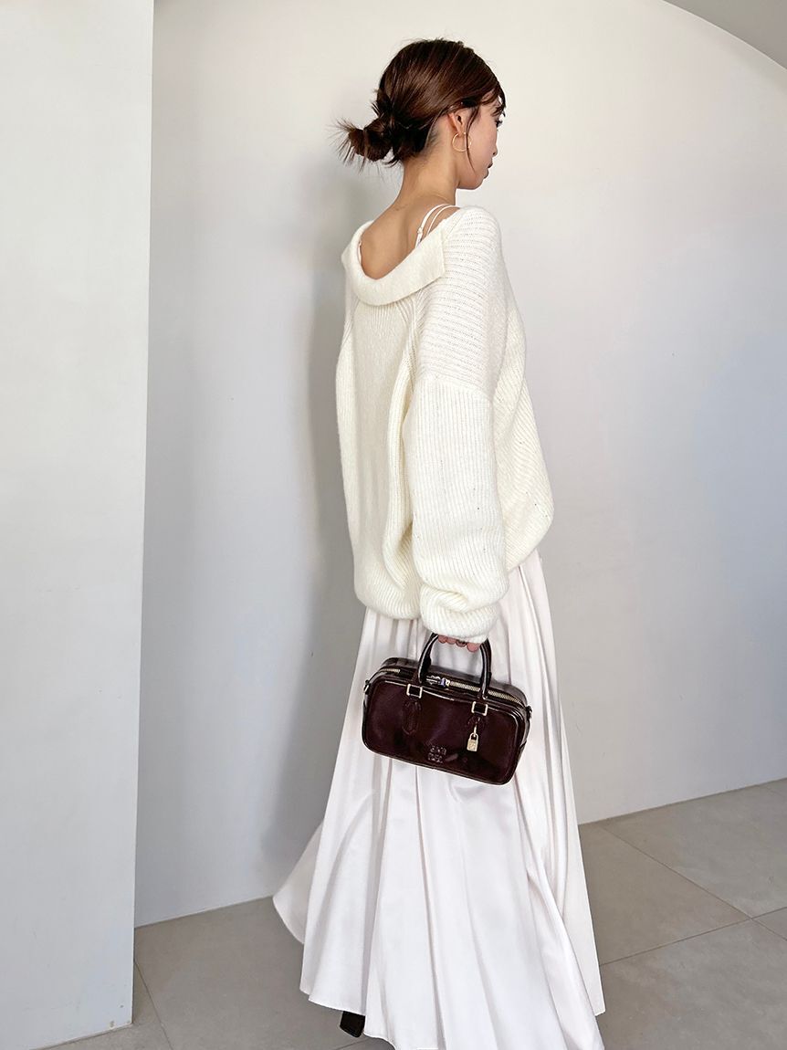 SNIDEL「キーネックニットセットキャミワンピース」|ワンピース|