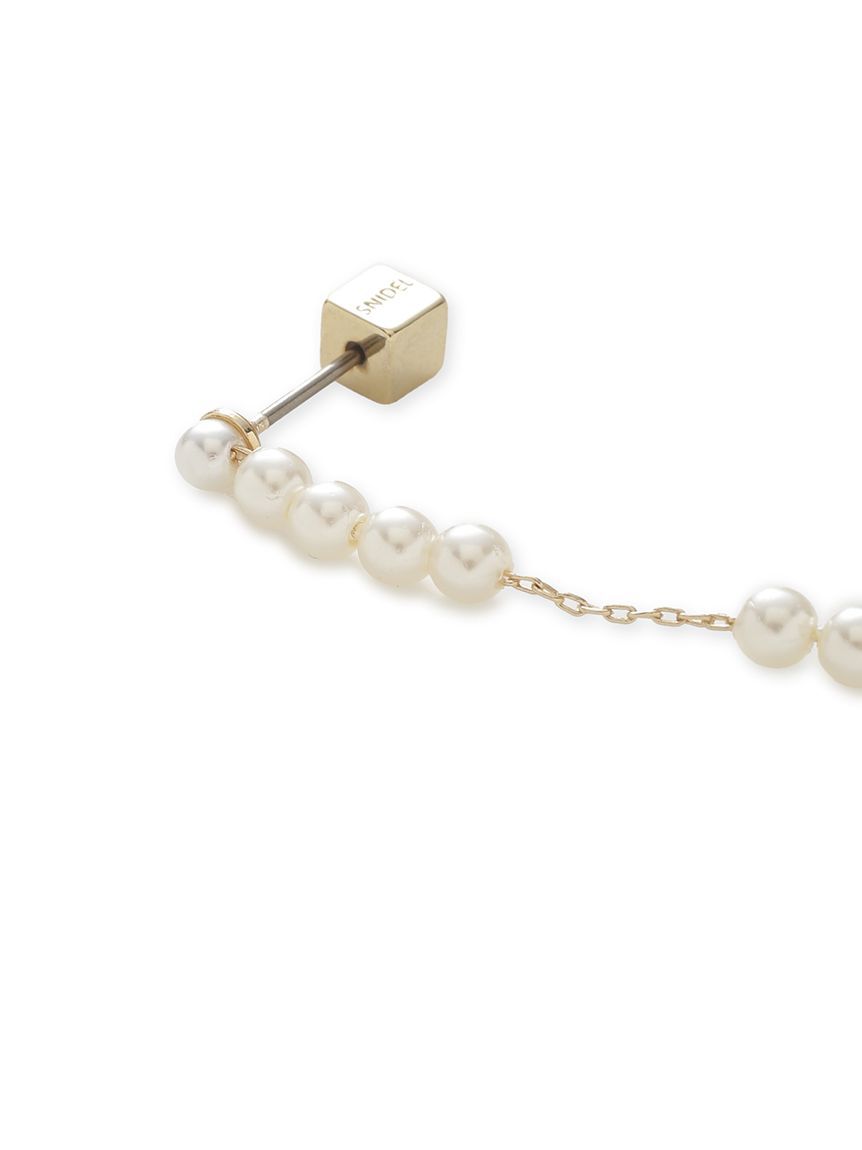 SNIDEL「パールビーズバリエピアス」|ピアス|
