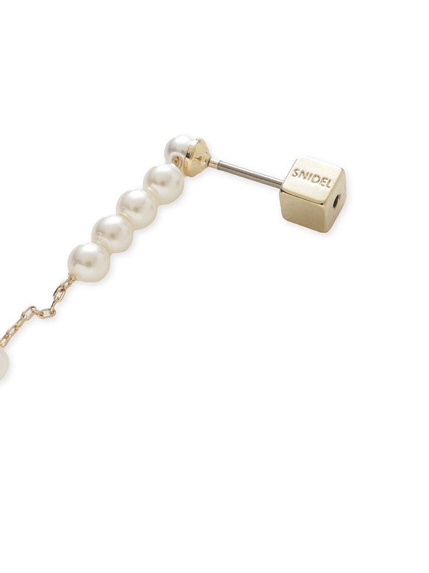 SNIDEL「パールビーズバリエピアス」|ピアス|