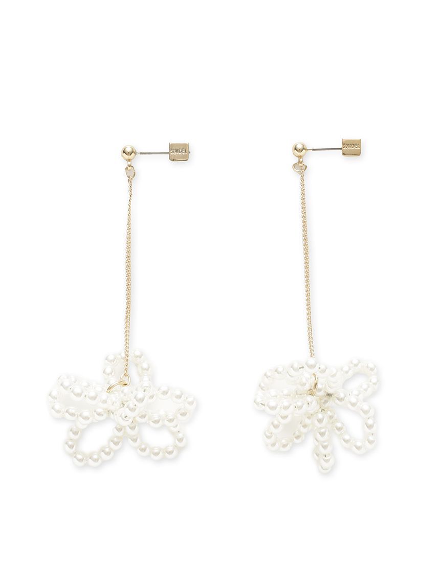 SNIDEL「パールビーズバリエピアス」|ピアス|
