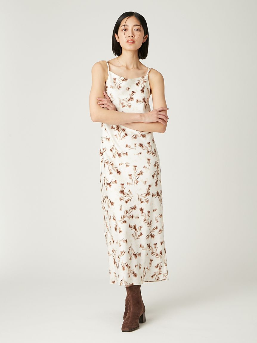 FRAY I.D「ボートネックキャミワンピース」|ワンピース|