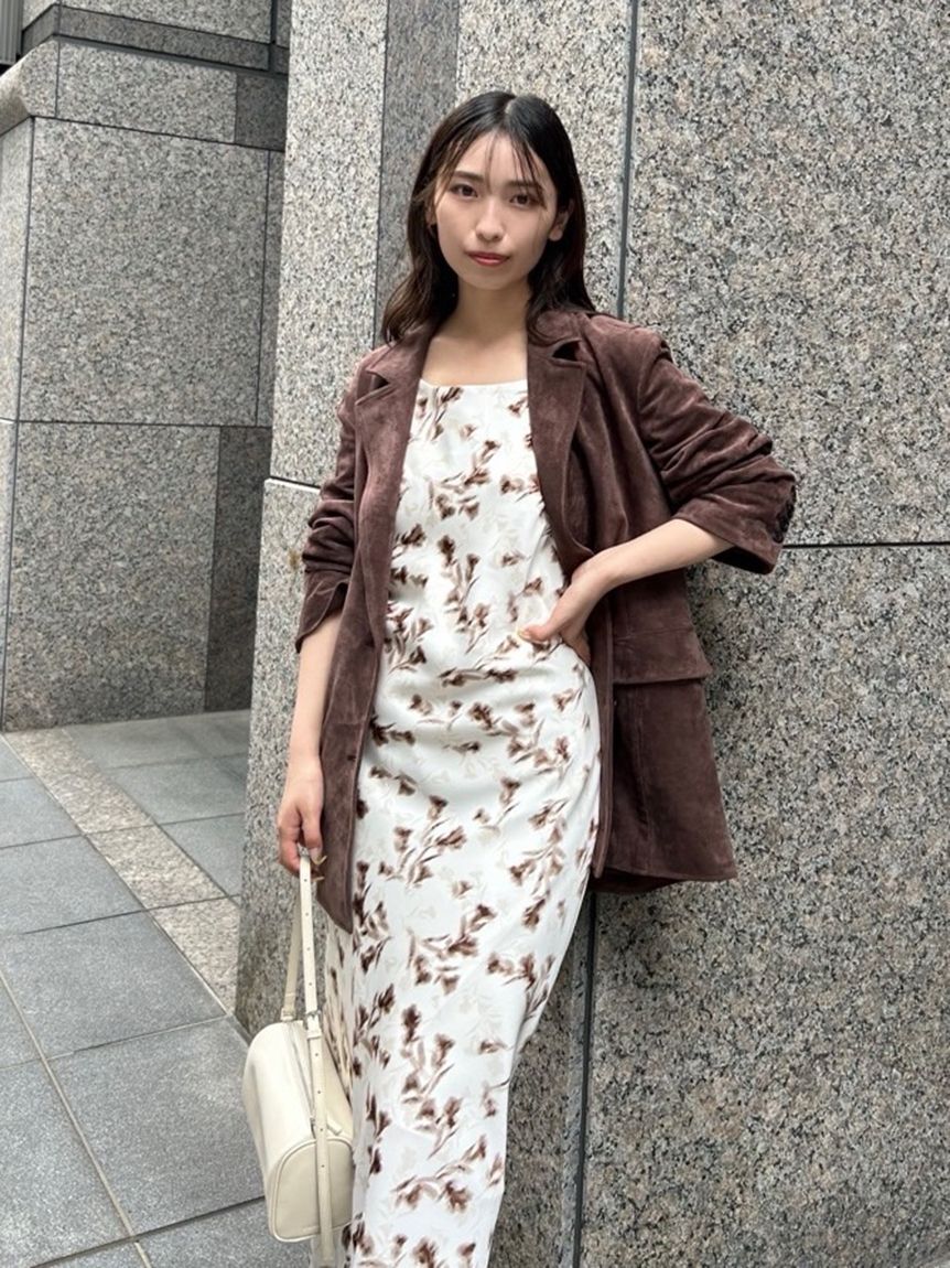 FRAY I.D「ボートネックキャミワンピース」|ワンピース|