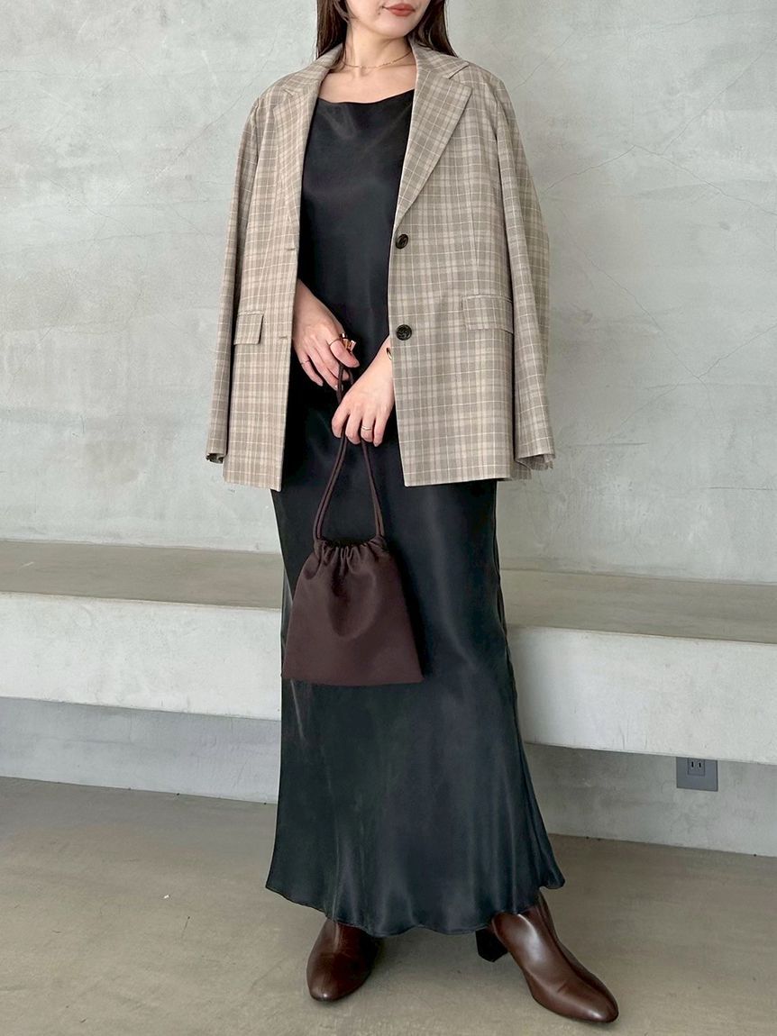 FRAY I.D「ボートネックキャミワンピース」|ワンピース|