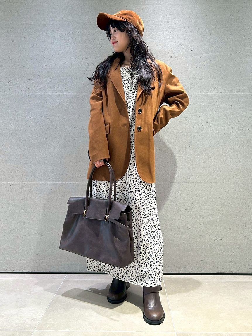 LILY BROWN「ニットカーデセットバリエーションキャミワンピース」|ワンピース|