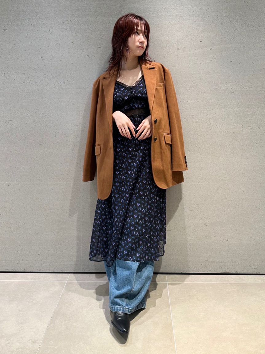 LILY BROWN Lingerie「【LILY BROWN Lingerie&times;ANNA SUI】カップ付きキャミワンピース」|ワンピース|