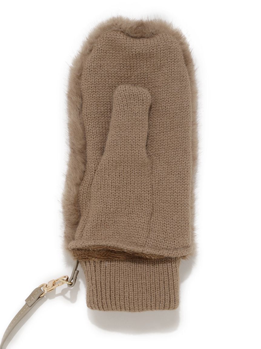 LILY BROWN「【LILY BROWN&times;MARY QUANT】デイジーモチーフファーミトン」|手袋|