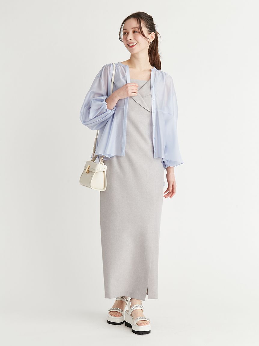 CELFORD「テイラーネックキャミワンピース」|ワンピース|