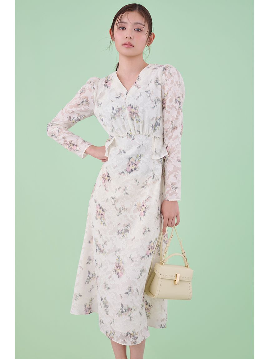 CELFORD「ウエストペプラムデザインワンピース」|ワンピース|