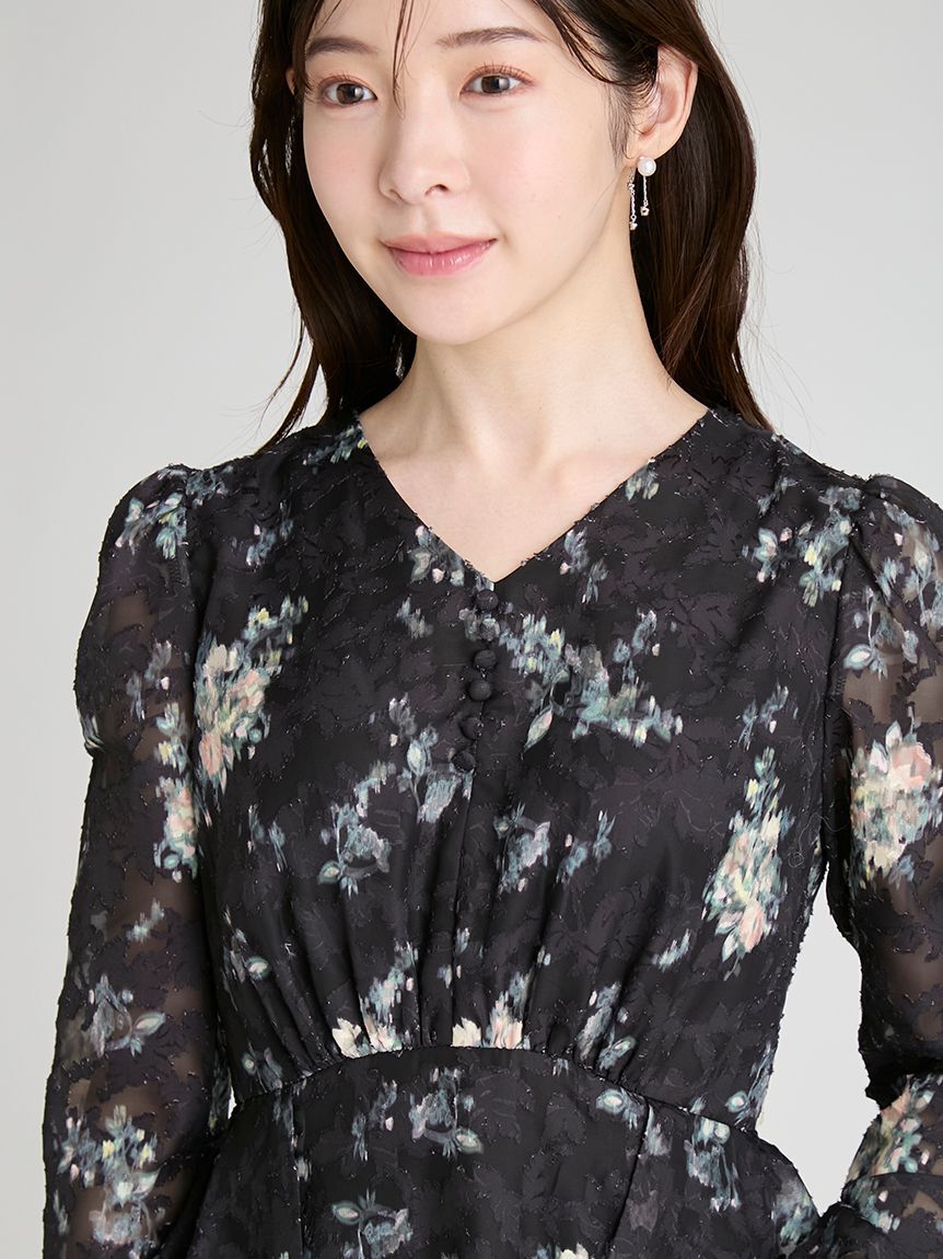 CELFORD「ウエストペプラムデザインワンピース」|ワンピース|