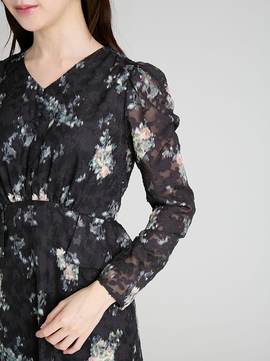 CELFORD「ウエストペプラムデザインワンピース」|ワンピース|