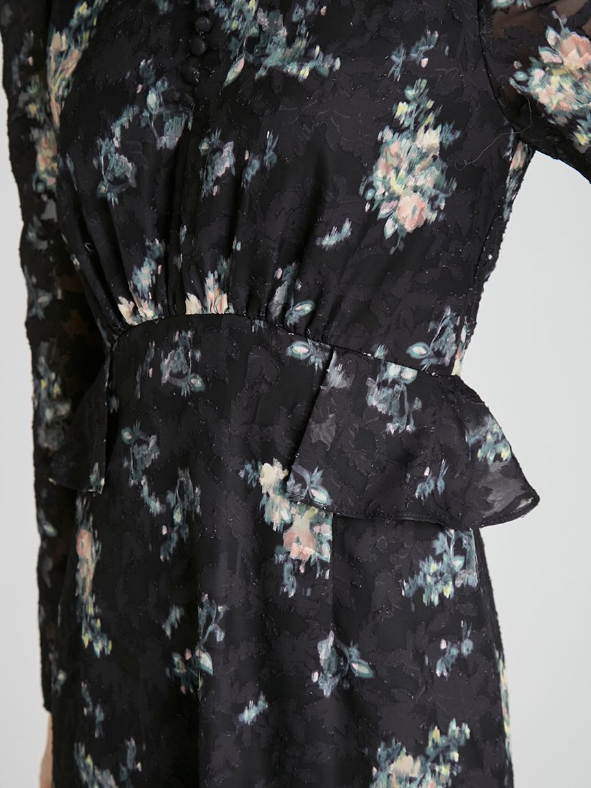 CELFORD「ウエストペプラムデザインワンピース」|ワンピース|