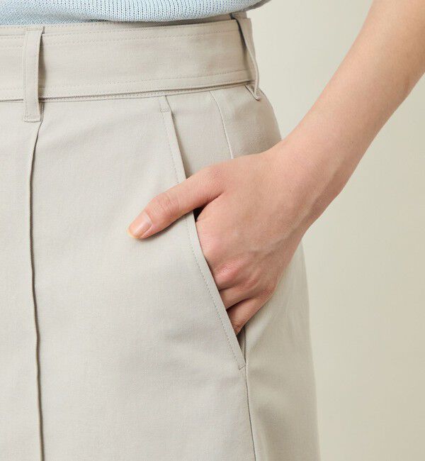 MACKINTOSH PHILOSOPHY「GREY LABEL ベルテッドチノスカート」|スカート|