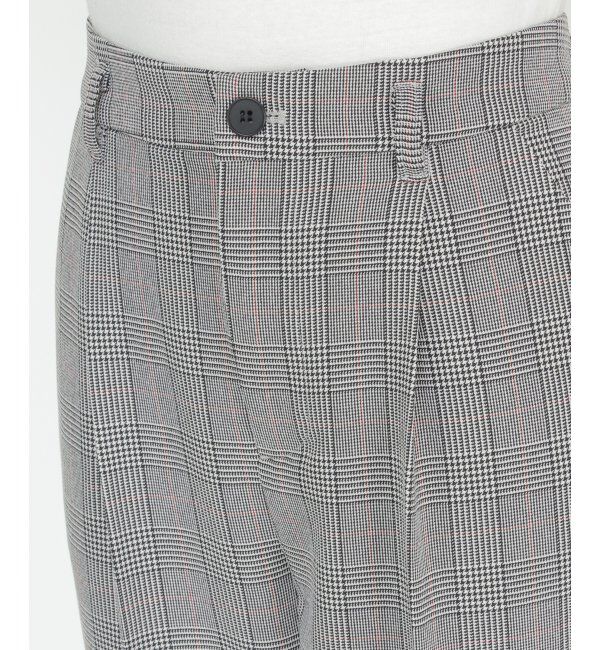 ikka「ウーリッシュフラノテーパードパンツ」|その他|