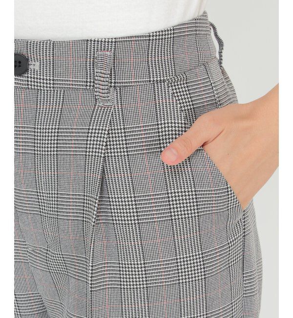 ikka「ウーリッシュフラノテーパードパンツ」|その他|