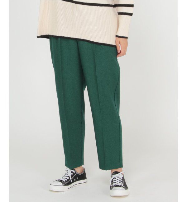 ikka「ウーリッシュフラノテーパードパンツ」|その他|