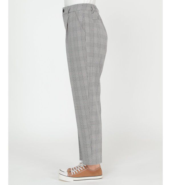 ikka「ウーリッシュフラノテーパードパンツ」|その他|