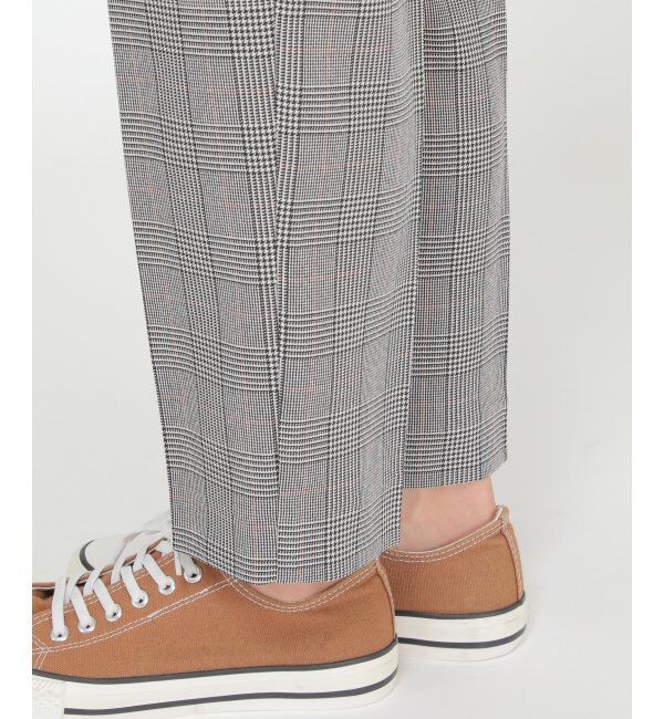 ikka「ウーリッシュフラノテーパードパンツ」|その他|