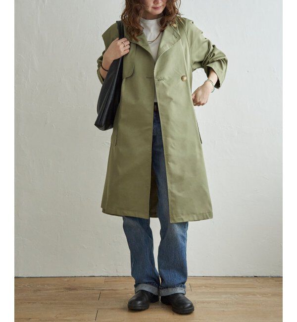 Lbc with Life「ノーカラーガンパッチゆるコート」|その他|