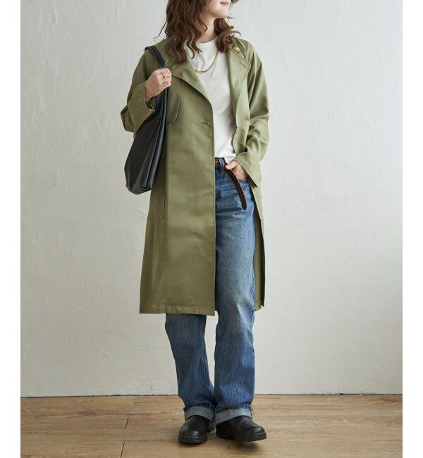 Lbc with Life「ノーカラーガンパッチゆるコート」|その他|