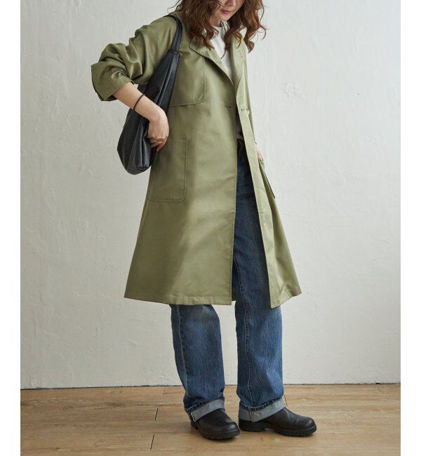 Lbc with Life「ノーカラーガンパッチゆるコート」|その他|