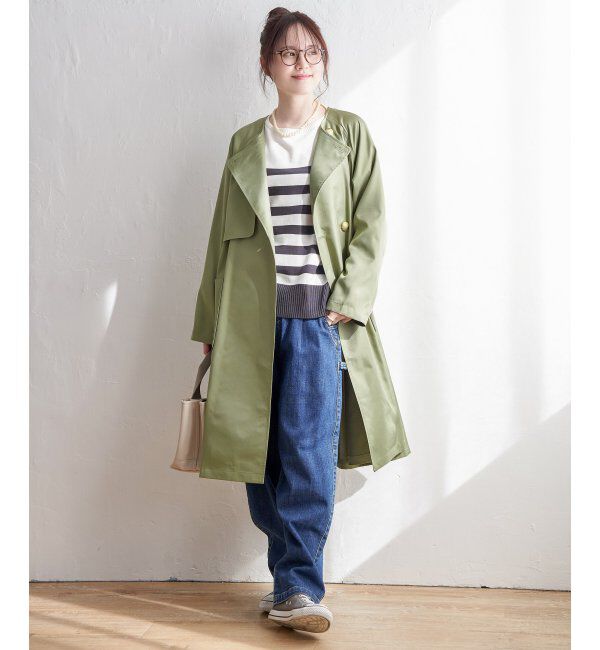 Lbc with Life「ノーカラーガンパッチゆるコート」|その他|